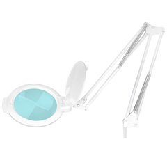 Profesionali kosmetologinė LED lempa - lupa Moonlight 8013/6, baltos spalvos su stovu kaina ir informacija | Baldai grožio salonams | pigu.lt