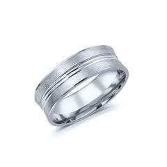 Серебряное (925) кольцо с классическим дизайном, код ah5ss4563 AH5SS4563EU-66 цена и информация | Кольца | pigu.lt
