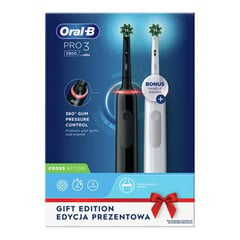 Oral-B PRO3 3900 Duo цена и информация | Электрические зубные щетки | pigu.lt