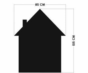 Наклейка на стену в форме домика цена и информация | Интерьерные наклейки | pigu.lt