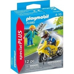 Конструктор 70380 PLAYMOBIL®, мальчики с мотоциклом цена и информация | Конструкторы и кубики | pigu.lt