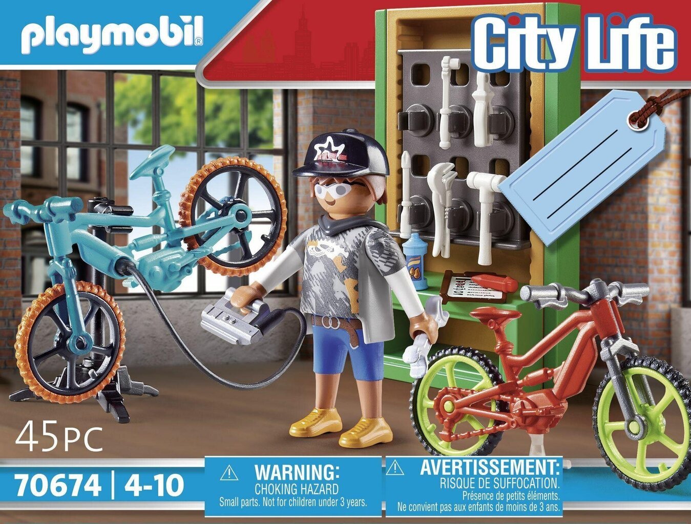 70928 PLAYMOBIL, Подарочный набор для веломастерской цена | pigu.lt