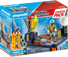 70816 PLAYMOBIL® City Life, строительная площадка цена и информация | Конструкторы и кубики | pigu.lt