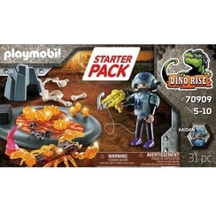 70909 PLAYMOBIL, Starter Pack Dino Rise: Fire Scorpion kaina ir informacija | Konstruktoriai ir kaladėlės | pigu.lt