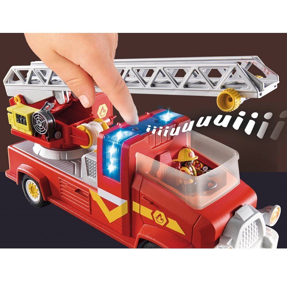 70911 PLAYMOBIL, D.O.C. Ugniagesių sunkvežimis цена и информация | Konstruktoriai ir kaladėlės | pigu.lt