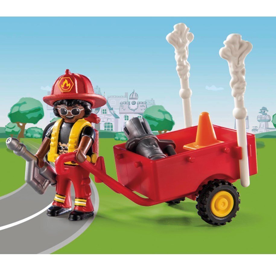 70917 PLAYMOBIL, D.O.C.- Fire Rescue Action: Cat Rescue цена | pigu.lt