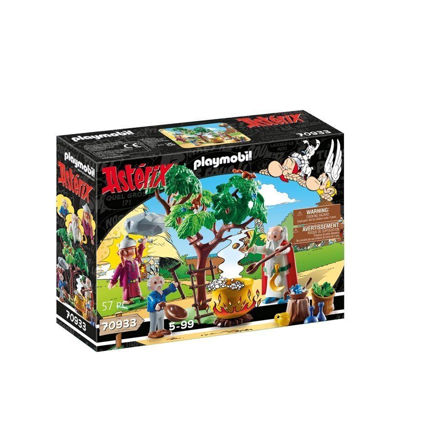 70933 PLAYMOBIL, Asterix : Getafix with the caldron of Magic Potion kaina ir informacija | Konstruktoriai ir kaladėlės | pigu.lt