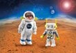 70991 PLAYMOBIL, Geobra DuoPack ESA Astronautas ir Robertas цена и информация | Konstruktoriai ir kaladėlės | pigu.lt