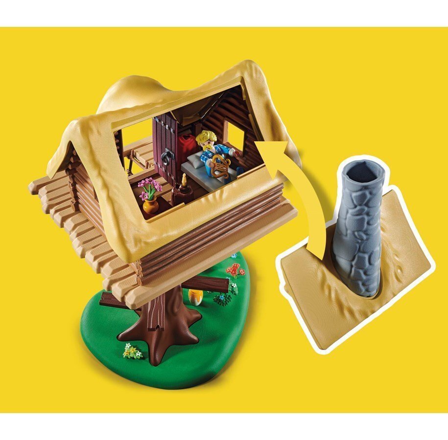 71016 PLAYMOBIL, Asterix: Cacofonix su nameliu medyje kaina ir informacija | Konstruktoriai ir kaladėlės | pigu.lt