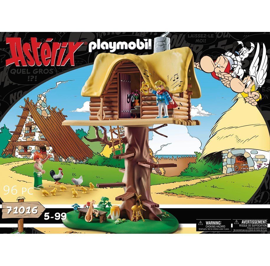 71016 PLAYMOBIL, Asterix: Cacofonix su nameliu medyje kaina ir informacija | Konstruktoriai ir kaladėlės | pigu.lt