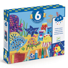 Набор «Морской мир» для творчества с 6 занятиями, DJECO DJ09294 цена и информация | Развивающие игрушки | pigu.lt
