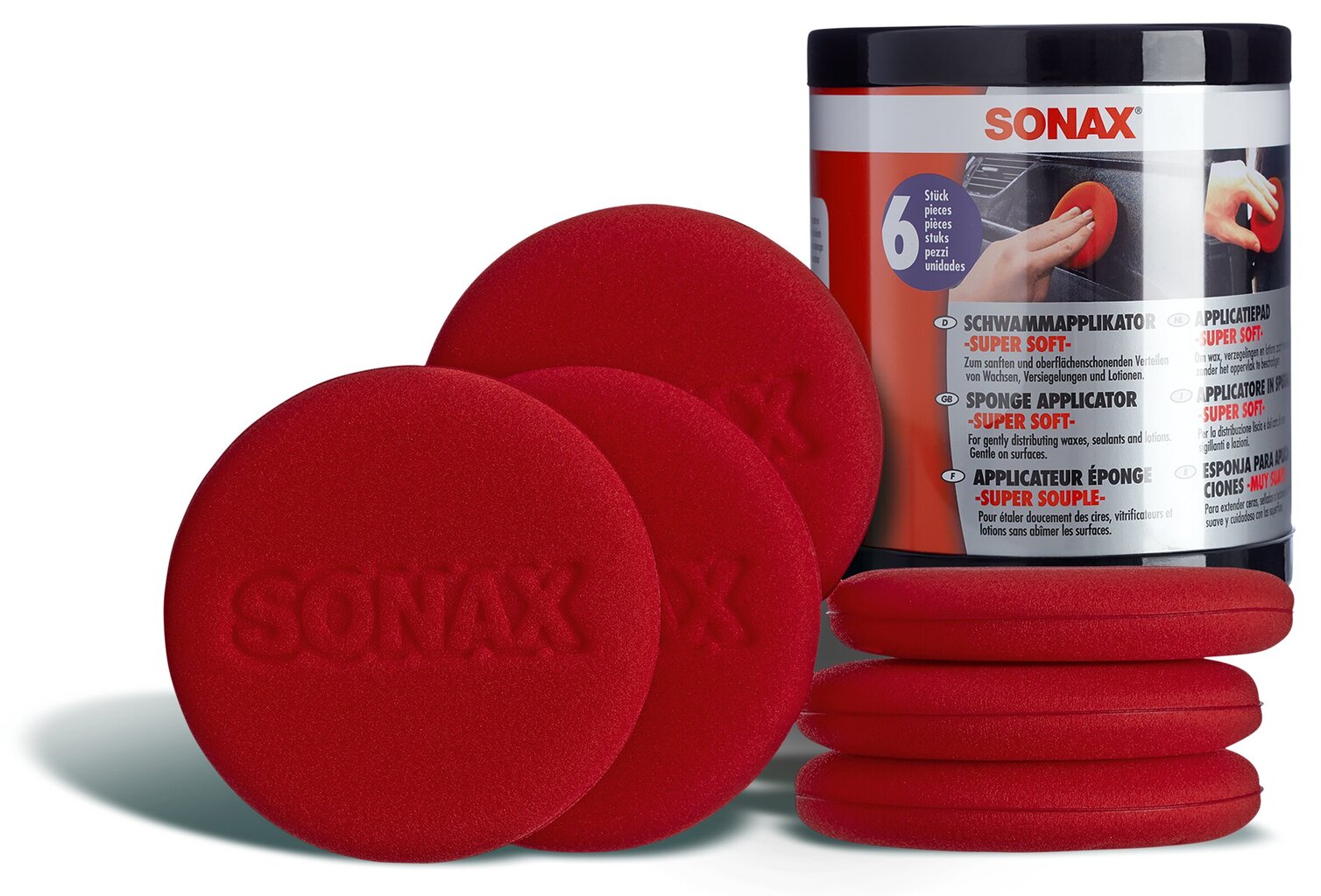 Universalios valymo kempinėlės SONAX kaina ir informacija | Valymo šluostės, servetėlės | pigu.lt