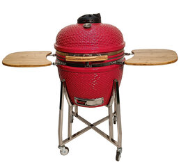 Kepsninė Kamado Monte Grand 24", raudona kaina ir informacija | Kepsninės, griliai | pigu.lt