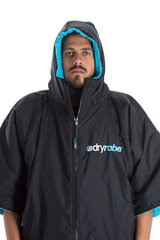 Куртка dryrobe® Advance Long Sleeve Black/Blue цена и информация | Мужские куртки | pigu.lt