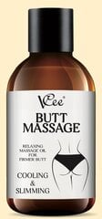 Подтягивающее массажное масло для ягодиц «Butt lift massageoil», VCEE цена и информация | Массажные масла | pigu.lt