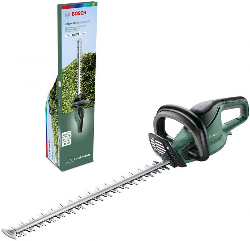 Elektrinės gyvatvorių žirklės Bosch Universal Hedgecut 5 kaina ir informacija | Gyvatvorių, žolės žirklės | pigu.lt