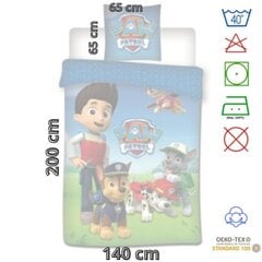 Комплект постельного белья для детей Paw Patrol Crew, 140x200, 2 части цена и информация | Детское постельное бельё | pigu.lt