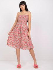 Женское светло-розовое платье с принтом Fresh цена и информация | Платья | pigu.lt