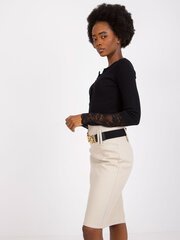Черная блузка с шарфом цена и информация | Женские блузки, рубашки | pigu.lt