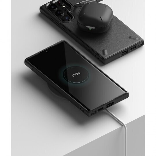 Dėklas telefonui Ringke Onyx skirtas Samsung Galaxy S22 Ultra, juodas kaina ir informacija | Telefono dėklai | pigu.lt
