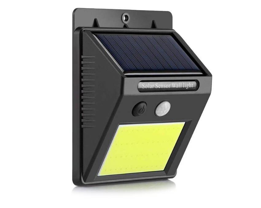 Saulės baterijos lempa Cob Verk Group, su judesio davikliu, 48 LED kaina ir informacija | Lauko šviestuvai | pigu.lt