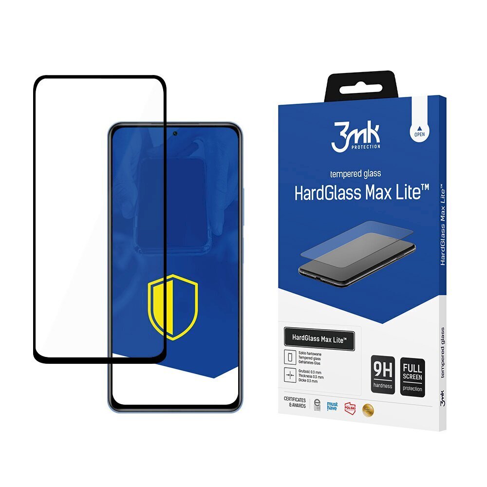 3MK HardGlass Max Lite™ цена и информация | Apsauginės plėvelės telefonams | pigu.lt