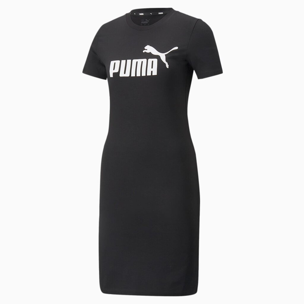 Suknelė-marškinėliai moterims Puma Essentials 848349*01, juodi цена и информация | Suknelės | pigu.lt