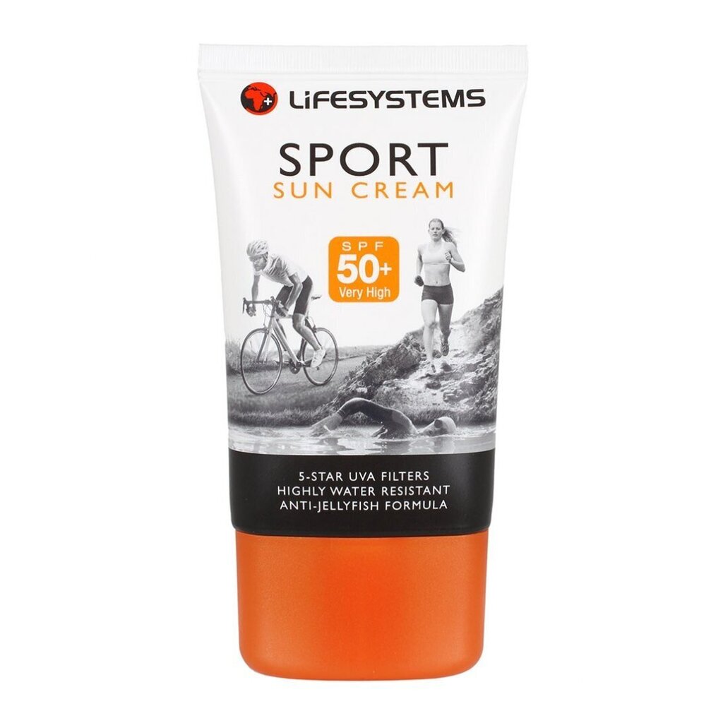 Apsauginis kremas nuo saulės Sun cream Lifeventure Sports, 100ml kaina ir informacija | Kremai nuo saulės | pigu.lt