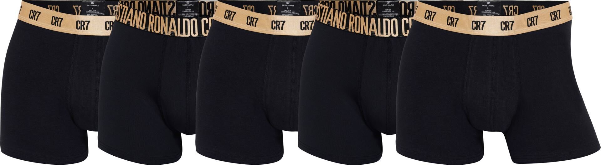 Trumpikės vyrams Cristiano Ronaldo CR7 5-PACK Gold Collection kaina ir informacija | Trumpikės | pigu.lt