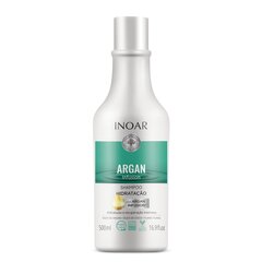 Plaukus drėkinantis šampūnas INOAR Argan Infusion Hydrating Shampoo 500 ml цена и информация | Шампуни | pigu.lt