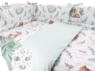 Minkšta apsauga lovytei MimiNu, 180x30cm kaina ir informacija | Vokeliai, miegmaišiai, pagalvės | pigu.lt