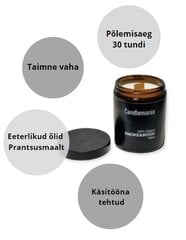 Kvapioji žvakė „Mediena ir dūmai“, 160 ml цена и информация | Подсвечники, свечи | pigu.lt