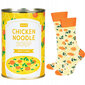 Spalvotos orginalios kojinės konservų dėžutėje, vištienos sriuba kaina ir informacija | Originalios kojinės | pigu.lt