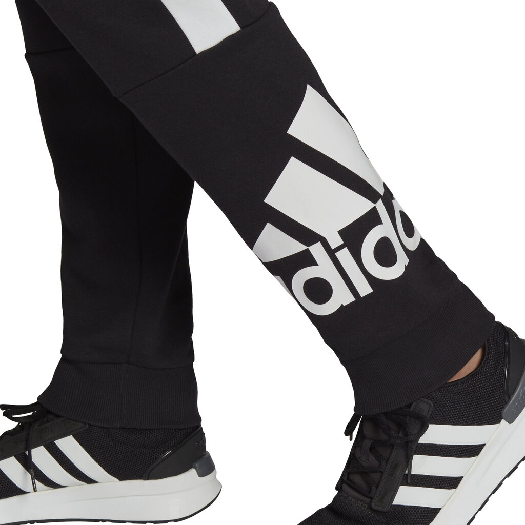 Sportinės kelnės vyrams Adidas HE4364, juodos цена и информация | Sportinė apranga vyrams | pigu.lt