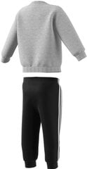 Cпортивный костюм Adidas I Bos Jog Ft Black Grey HF8819 HF8819/86 цена и информация | Спортивные штаны для мальчиков | pigu.lt