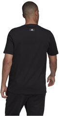 Футболка Adidas M Fi 3Bar Tee Black HD0893 HD0893/3XL цена и информация | Мужские футболки | pigu.lt