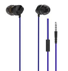 SOMOSTEL UNIVERSAL HEADPHONES 3.5 '' JACK BLUE IN- цена и информация | Наушники | pigu.lt