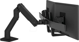 Ergotron HX Desk Dual Monitor Arm Befestigungskit matte black Schwarz (45-476-224) (45476224) цена и информация | Кронштейны для монитора | pigu.lt