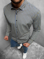Marškiniai vyrams Gitol, pilki kaina ir informacija | Vyriški marškiniai | pigu.lt