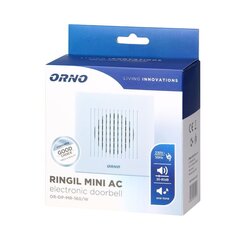 RINGIL MINI Bell OR-DP-MR-160/W Белый цена и информация | Дверные звонки, глазки | pigu.lt