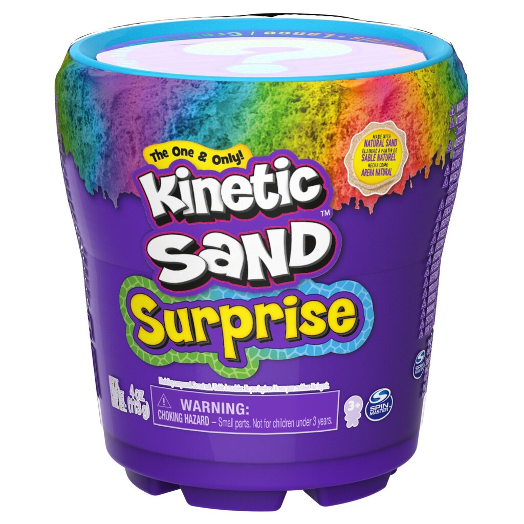 Kinetinio smėlio rinkinys Kinetic Sand Siurprizas цена и информация | Piešimo, tapybos, lipdymo reikmenys | pigu.lt