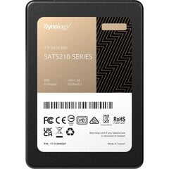 Synology SSD SATA2.5'' 480GB 6GB/S/SAT5210-480G цена и информация | Внутренние жёсткие диски (HDD, SSD, Hybrid) | pigu.lt