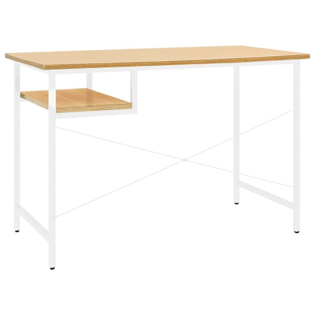 Kompiuterio stalas, 105x55x72 cm, rudas kaina ir informacija | Kompiuteriniai, rašomieji stalai | pigu.lt