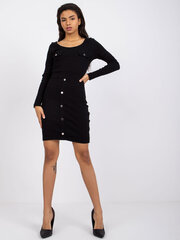 Женское черное повседневное платье Barletta цена и информация | Платья | pigu.lt
