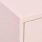 Sandėliavimo spintelė, rožinės spalvos, 80x35x101,5cm, plienas цена и информация | Svetainės spintelės | pigu.lt
