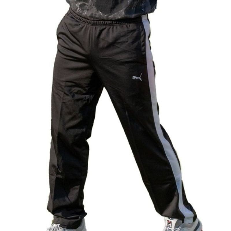 Sportinės kelnės vyrams Puma Contrast M 831288 01, juodos kaina ir informacija | Sportinė apranga vyrams | pigu.lt