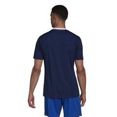 Sportiniai marškinėliai vyrams Adidas Entrada 22 M HE1575, mėlyni kaina ir informacija | Sportinė apranga vyrams | pigu.lt