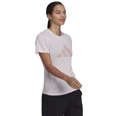 Sportiniai marškinėliai moterims Adidas Winrs 3.0 Tee W HE1706, rožiniai kaina ir informacija | Sportinė apranga moterims | pigu.lt