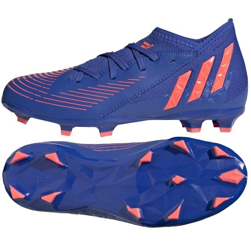 Futbolo bateliai Adidas Predator Edge, mėlyni цена и информация | Futbolo bateliai | pigu.lt