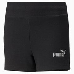 Детские шорты Puma Essentials+ 846963*01, черные 4064535373318 цена и информация | Шорты для девочек | pigu.lt